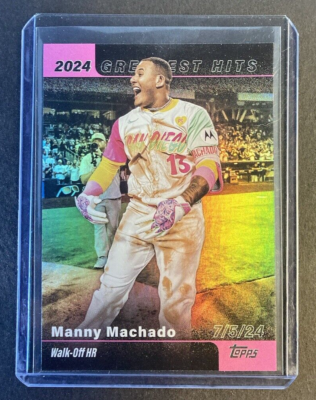 2025 Topps Series 1 Manny Machado Greatest Hits Pink Parallel #GH 