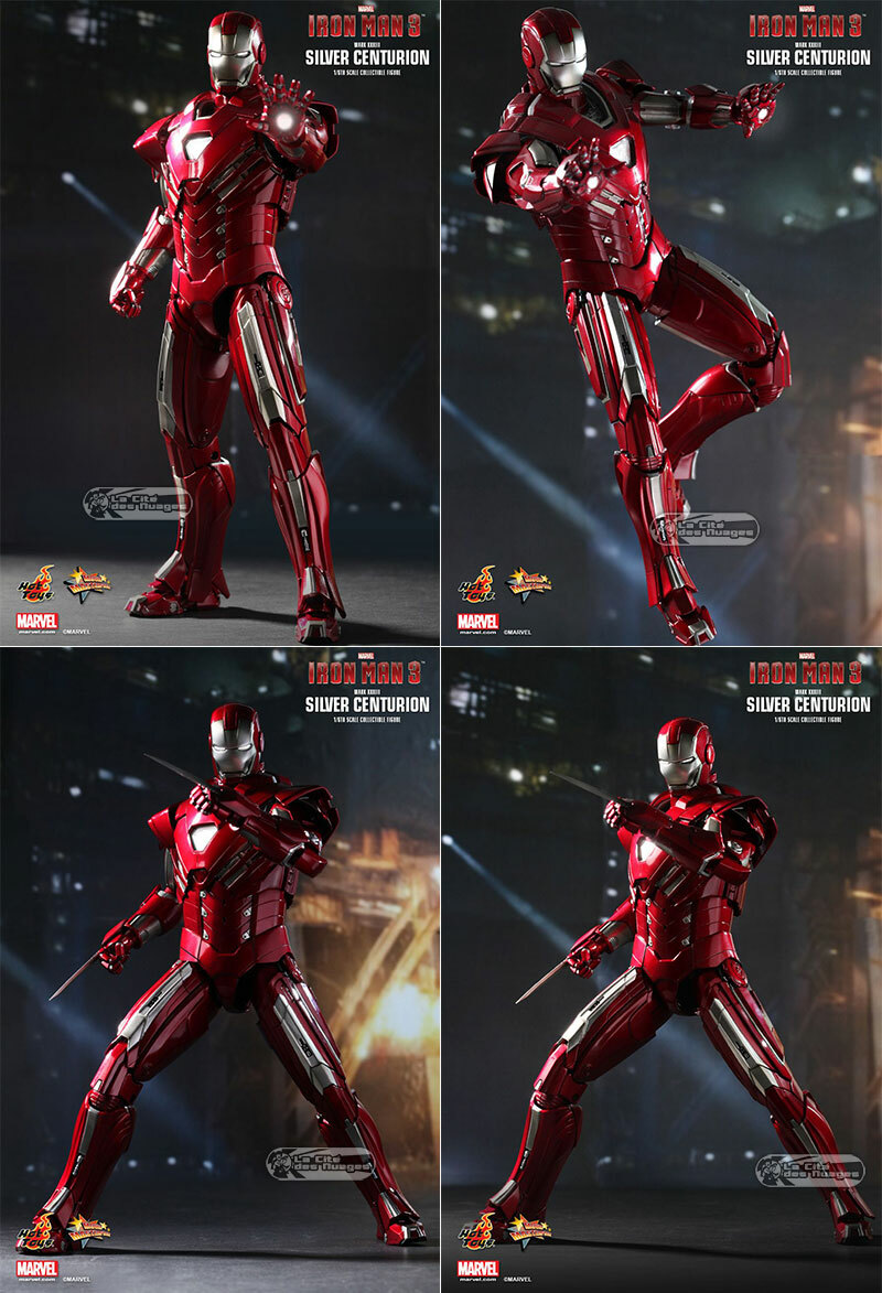 hot toys iron man silver centurion
