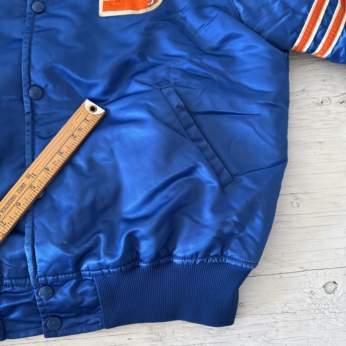 Vintage 90s NFL Starter Denver Broncos Satin Football Jacket Vintage 90s NFL Starter Denver Broncos Satin Football Jacket