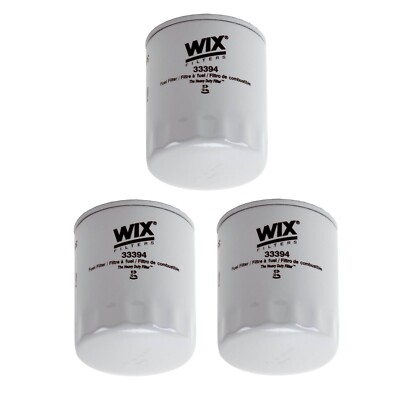 Wix Set of 3 Fuel Filters (Spin-On)