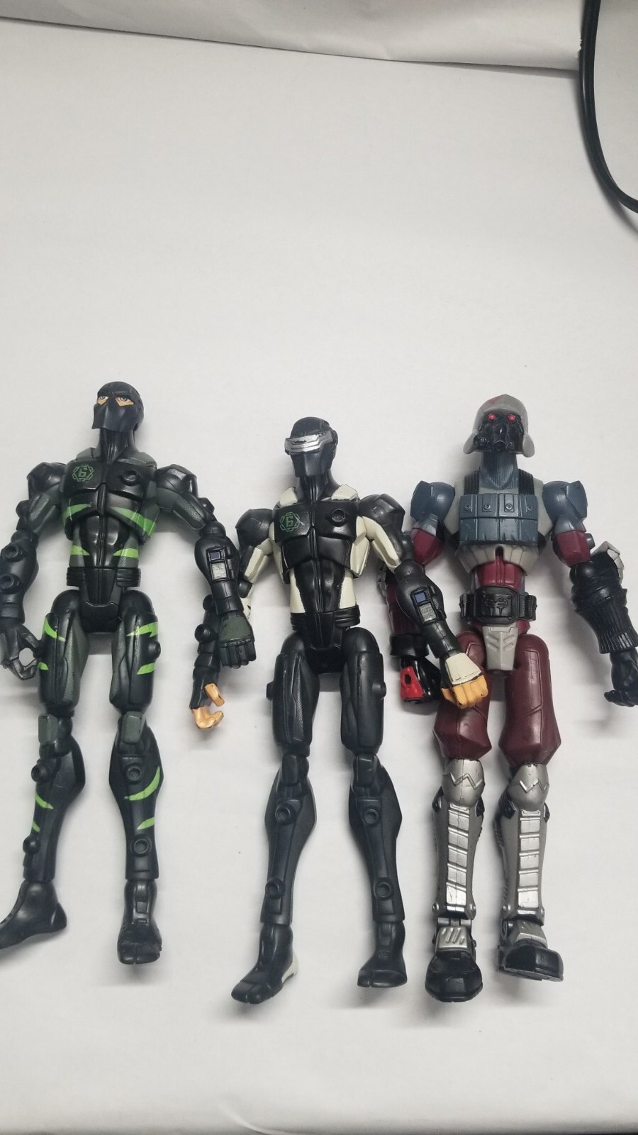 6-inch GI Joe Sigma 6 Snake Eyes Action Figure Loose 2005 Hasbro