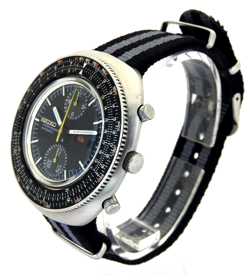 Yamaha 大正琴 TH-20ME / SEIKO調律器 Seiko 6138 7000 SLIDE RULE, Chrono, Automatic, Stainless