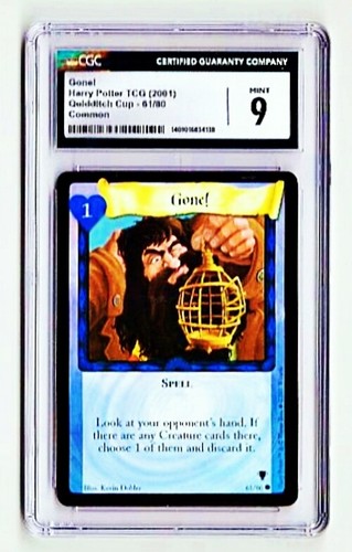 CGC GRADED 2001 HARRY POTTER TCG BASE & QUIDDITCH CUP CARDS WITH FREE SHIPPING! - Picture 10 of 15