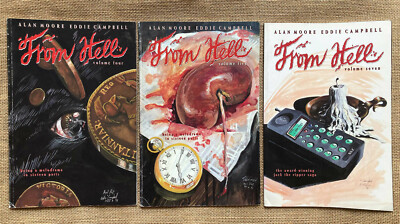 From Hell # 4,5,7 / Alan Moore / Eddie Campbell / Jack the Ripper Saga / Comic