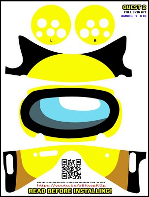 Among_Y018 full wrap Skin kit that fits the Oculus Quest with