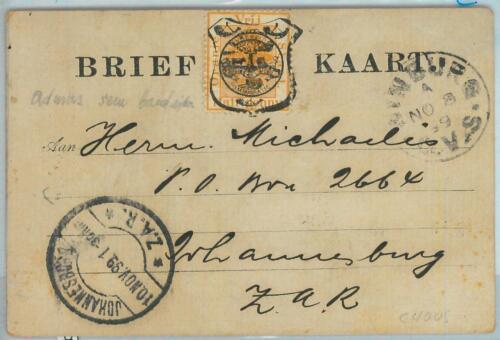BK0279 - SOUTH AFRICA Orange Free State - POSTAL HISTORY - POSTCARD from WINBURG - Picture 1 of 1