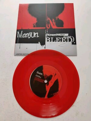 Mansun She makes my nose bleed 7'' Red Vinyl
