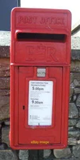 Photo 6x4 Close up, Elizabeth II postbox on Church Street, High Etherley  c2018