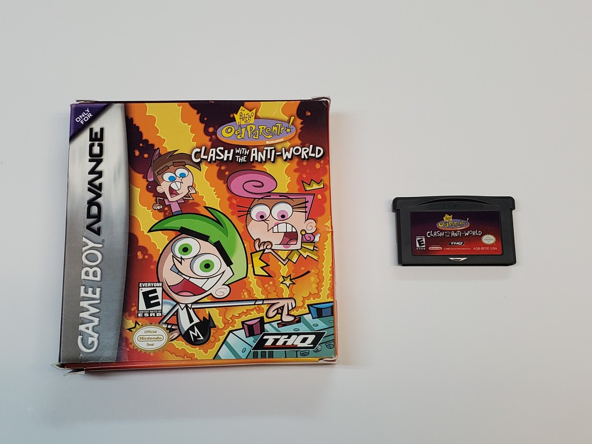 Fairly Odd Parents Clash with the Anti-World Game Boy Advance Box