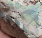 polished natural opal 205 cts green pink Lightning Ridge NSW Australia specimen