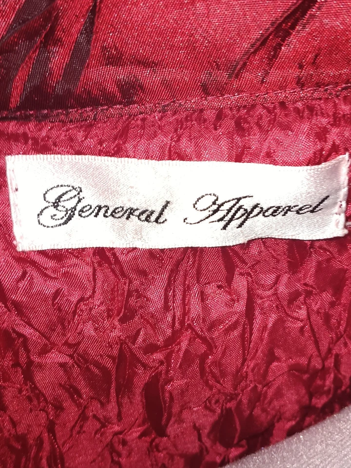 General apparel jacket.Color Burgundy.beautiful color - Image 4 of 4