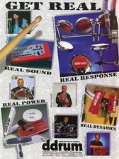 1997 Print Ad of ddrum Electronic Drums Nick Menza, Tommy Wells, Dennis Chambers