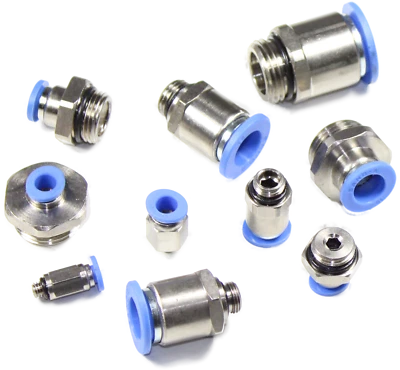 CNCTEC Pneumatik Steckverschraubung G-Gewinde zylindrisch IQS Verbinder alle Größen