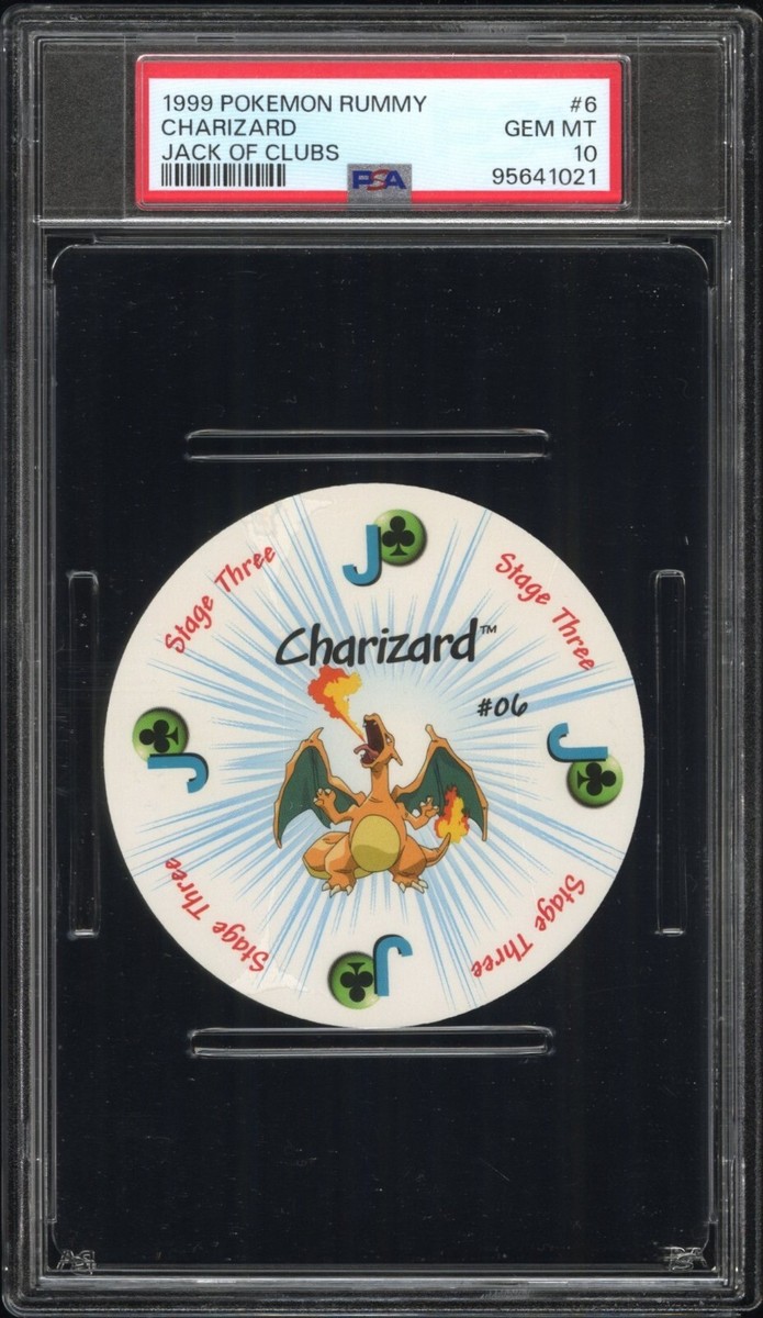 1999 Pokemon Rummy Card Charizard #6 Stage Three 10 of Clubs eBay