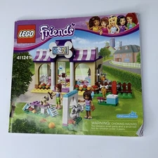 Lego Friends Heartlake Puppy Daycare 41124 Building Kit Manual Booklet