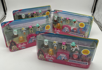 2022 Barbie Pets 9 Piece Cute Forest Friends Figure Set Damaged Box(es)