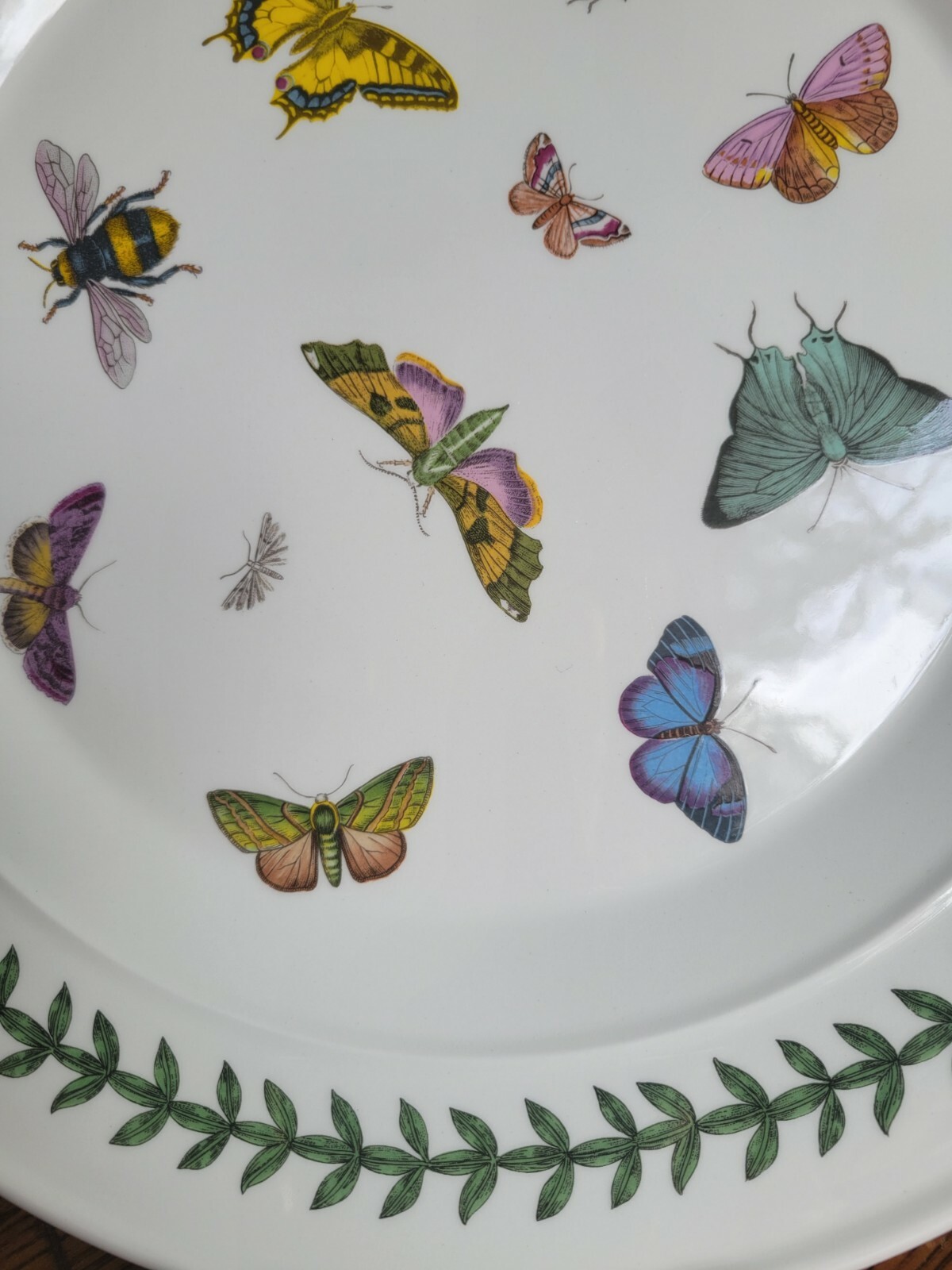 Portmeirion Butterflies Botanic Garden 12" Chop Plate Platter, Britain