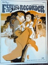FUN WITH THE ALTO RECORDER - Mel Bay's Beginner's Book by Franz Zeidler - 1976