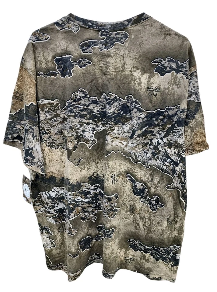 Realtree Men's Short Sleeve Camo Hunting Shirt Scent Control Tee  Men's Size XXL - Image 2 of 4