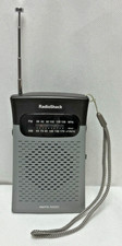 Vintage RadioShack AM/FM Pocket Radio 1200586 Working w/ Antenna and Hold Strap