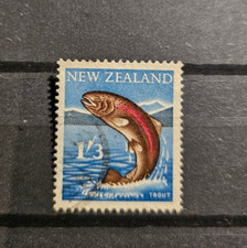 Briefmarke - Neuseeland / New Zealand - 1960 - Pictorial Definitives - Trout