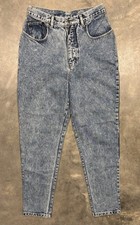 Vintage PS Gitano Acid Wash Jeans Womens 14 Long High Rise Waisted 80s 90s