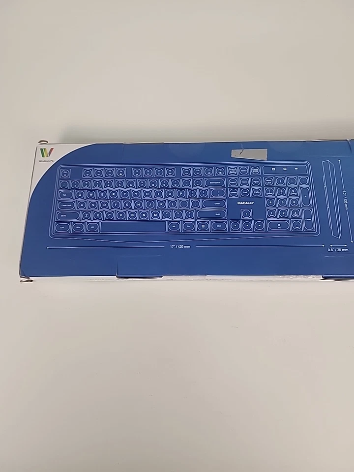 Macally Full Size Wireless RF Keyboard for Windows PC - Image 4 of 4