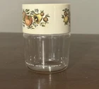 Vintage Pyrex Spice Of Life 3 3/4” Glass Storage Canister Retro 70s 80s