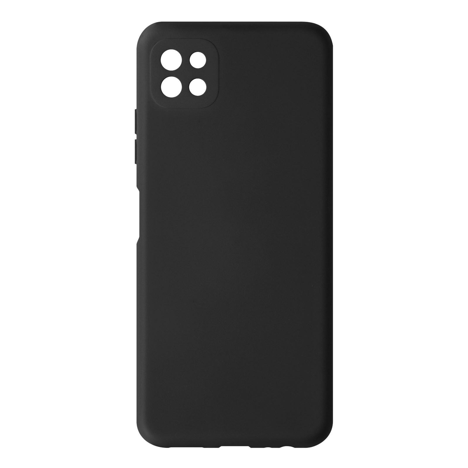 Coque Galaxy A22 5G Avizar en silicone semi-rigide bleu nuit