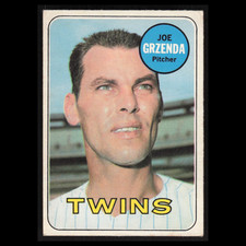 Joe Grzenda Rookie #121 1969 O-Pee-Chee Minnesota Twins Baseball Card MLB NM