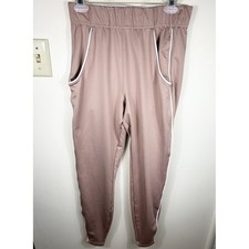 Gymshark Recess Pants Women's S Taupe Pink Joggers Pockets Stretch Gym Athletic