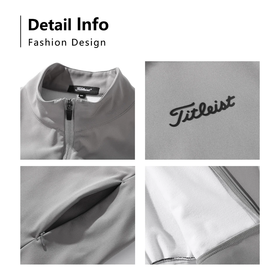 New-Titleist Men's Golf Fleece Jacket - Premium Performance Sportswear - Image 4 of 4