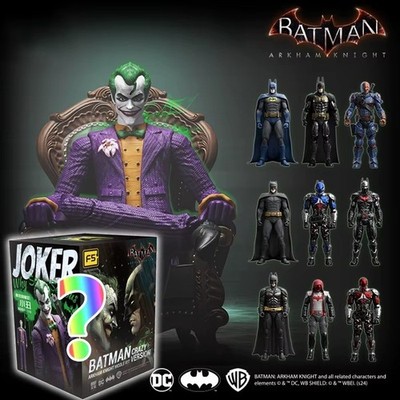 Neue F5 Batman Arkham Knight Zusammengebautes Modell Blind Box 11 stil 10 cm
