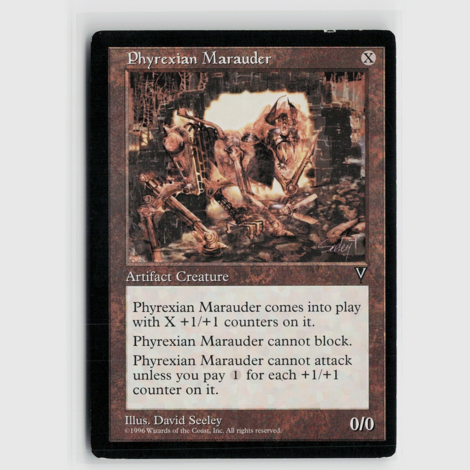 MTG Phyrexian Marauder # Visions Normal R LP Magic Card