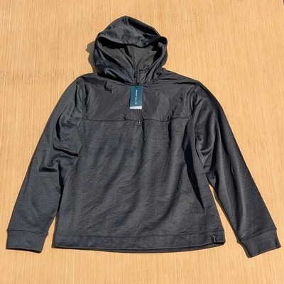 NWT Perry Ellis Pullover Hoodie Men's Medium Quarter Zip Activewear Gorpcore