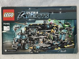 LEGO Ultra Agents Mission HQ (70165) 100% Complete W/ Minifigs & Instructions