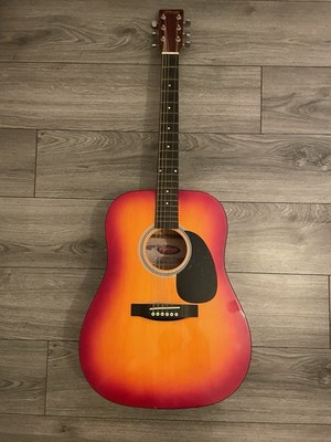 Stagg SW201 Sunburst Akustik Western Gitarre - Full Size - Guter Zustand