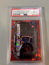 2023 Panini Prizm Draft Picks - Widescreen Victor Wembanyama #1 Red Ice Prizm...