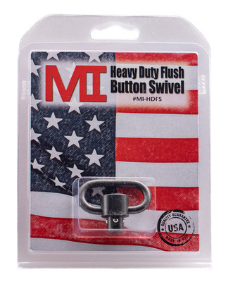 Midwest Industries Heavy Duty Flush Button Quick Detach Sling Swivel Black