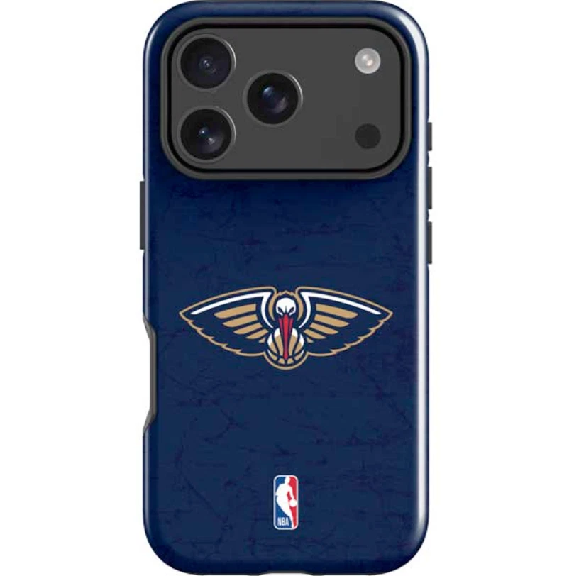 NBA New Orleans Pelicans Distressed iPhone Case