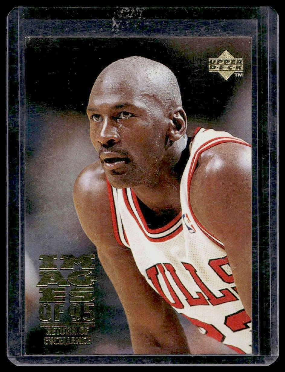 Michael Jordan 1995-96 Upper Deck Images Of 95 Return Of Excellence #335 Bulls