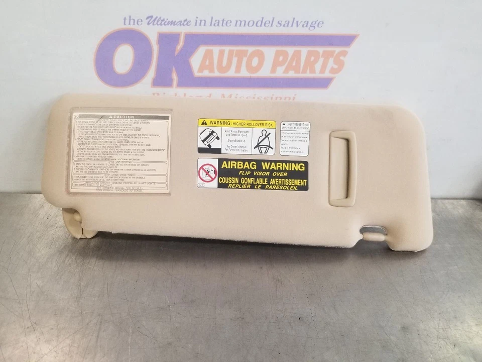 08 2008 LEXUS LX570 JUEGO PARASOL BEIGE ILUMINADO CONDUCTOR IZQUIERDO Foto 4 de 4