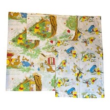 Disney Winnie the Pooh Vintage 70s Curtain Panels  Valance