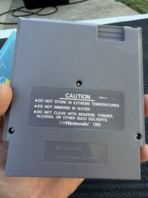 Galaga (Nes, Nintendo 1988) con manuale e custodia blu trasparente come nuovo