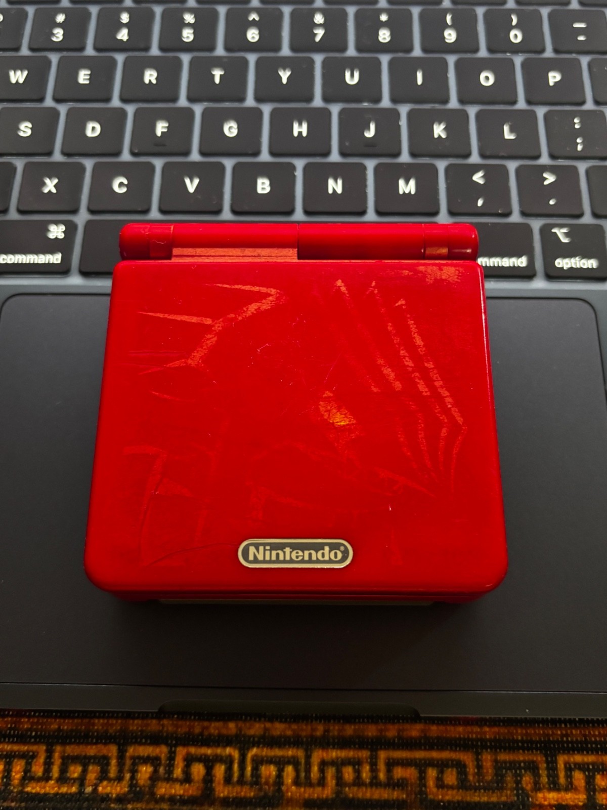 Nintendo GameBoy Advance SP Pokemon Groudon Edition from Europe - Authentic