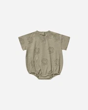 Rylee + Cru Relaxed Short Sleeve Bubble Romper 18-24 Months Just Roll With It