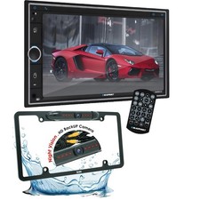 Blaupunkt 2din Car Stereo 6.9 Dvd Touch Screen Carplay Radio Mirror Link Cam