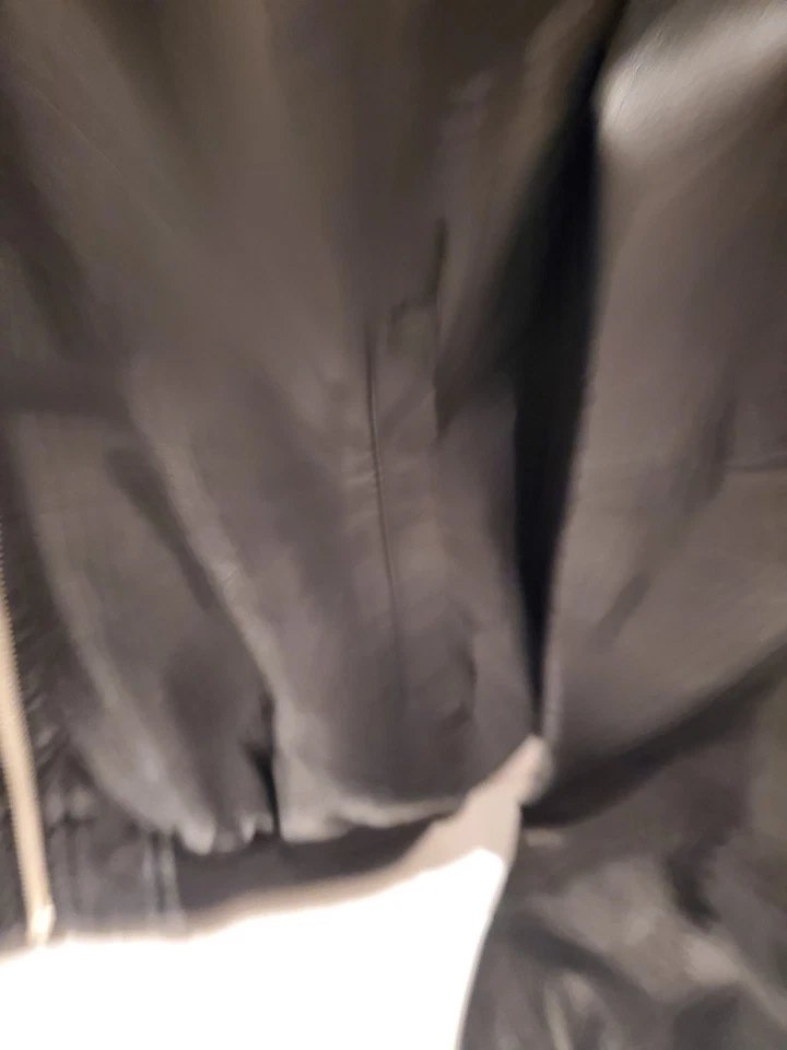 Ambiance Faux Leather Womens Jacket Size Small Black Very Cute!!! - Image 4 of 4