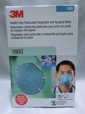 3M™ 1860 N95 Adult Face Mask Particulate Respirator - QTY 120