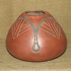 Native American Designed Art Pottery by HULL CLAYWORKS 2001 ~ Stunning Vase EUC